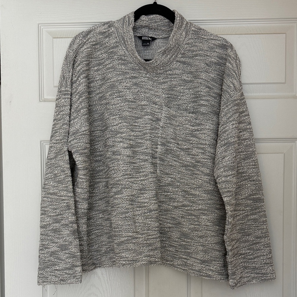 Eddie Bauer Gray Pullover 2X